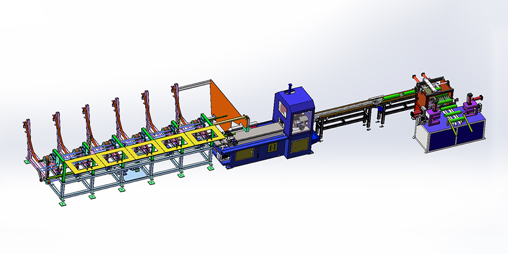自動上下料縮管沖孔生產(chǎn)線