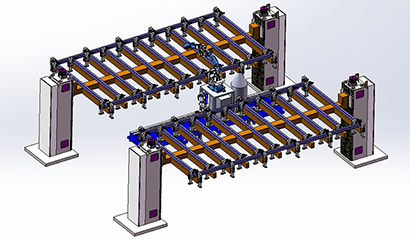 機器人自動化焊接生產(chǎn)線