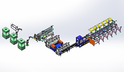 自動(dòng)上下料沖孔生產(chǎn)線