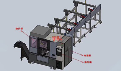 自動上下料冷鋸切割流水線