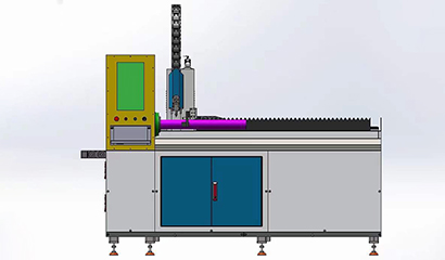 自動(dòng)上下料雙頭沖弧口生產(chǎn)線
