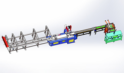 自動(dòng)上下料雙頭沖弧口生產(chǎn)線
