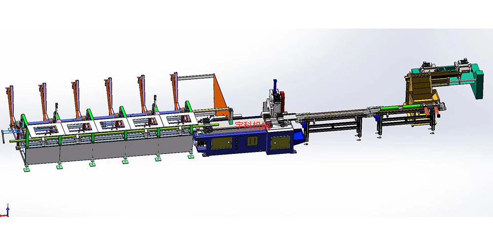 自動(dòng)上下料切割倒角流水線